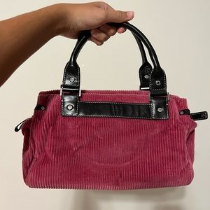 Vintage pink Kate Spade corduroy purse